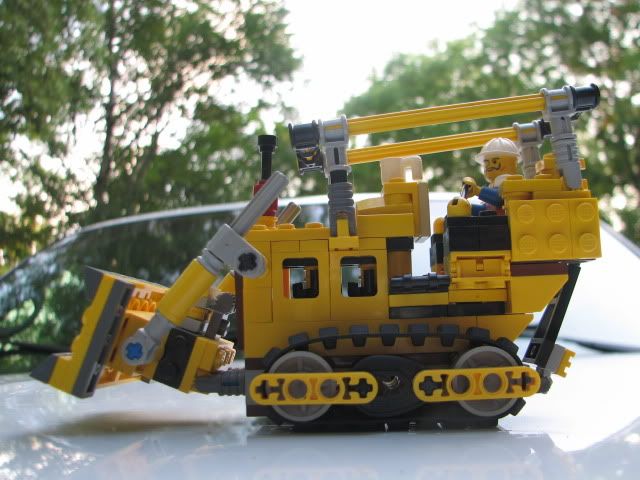 bull dozer lego